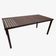 Jogo De Mesa Ripada 6 Cadeiras Praia De Jardim Piscina Jantar Marrom