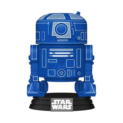 Boneco Funko Pop! Star Wars - R2-D2 (Blueprint)