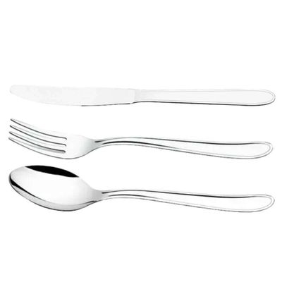 Faqueiro 180 Talheres Garfos Colheres Facas de Mesa Inox Turim Restaurante Mesa Posta Buffet