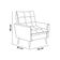 Poltrona Sala 92cm Conforto Sofisticado E Destaque Perfeito Para Qualquer Ambiente Vermelho Ester