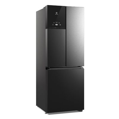 Geladeira Electrolux Efficient Frost Free French Door 480 Litros IM7B Black Inox Look / 220V