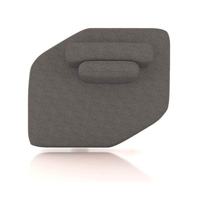 Sofá 4 Lugares Orgânico Com Chaise E 3 Módulos Berlim Bouclê Gf K01 - D'rossi Grafite-cinza Claro