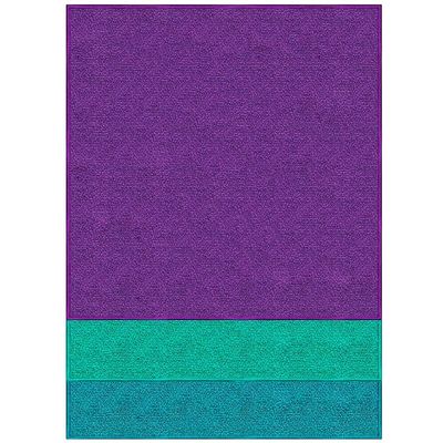Conjunto de Panos Multiuso FlashLimp em Microfibra - 3 Peças Roxo, Verde água e Azul
