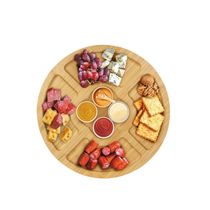 Petisqueira De Bambu 5 Divisórias Euro Home