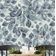 Papel Adesivo Vinílico Decorativo, Folhas em Aquarela, Verde, Impermeável, Removível, para Inquilinos, Quarto e Sala de Jantar - S4Sassy 63,5 cm (L) × 304,8 cm (C) / Verde - Vinil Liso