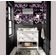 Papel de Parede Autoadesivo Removível Pétalas Douradas, Mural Roxo Instantâneo para Quarto, Banheiro, Lavanderia e Closet - S4Sassy 63,5 cm (L) × 914,4 cm (C) / Roxo - Vinil Liso