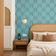 Papel de Parede Motivo de Folhas Estilo Asiático, Vinil Autoadesivo, Decorativo, Fácil Aplicação Para Quarto e Sala - Verde - S4Sassy 63,5 cm (L) × 152,4 cm (C) / Verde - Vinil Texturizado