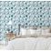 Papel de Parede Trepadeira Floral Estilo Asiático Autoadesivo, Revestimento Decorativo Fácil DIY para Quarto e Sala - Verde - S4Sassy 63,5 cm (L) × 152,4 cm (C) / Verde - Vinil Texturizado