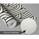 Papel Vinílico Autoadesivo Estampa Streamline Art Déco, Impermeável Preto, Removível para Quartos e Salas para Inquilinos - S4Sassy 63,5 cm (L) × 304,8 cm (C) / Preto - Vinil Texturizado