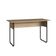 Mesa Escrivaninha para Notebook Estudo Escritório Quarto 135cm Oak Preto Industrial Placa e Ponto