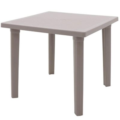 Mesa Plástica Quadrada Tramontina Camurça 80,5x72cm Summa Sancho em Polipropileno