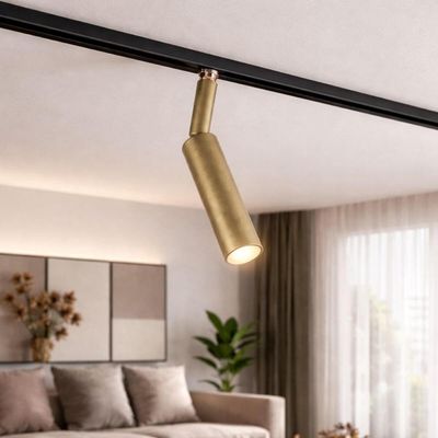 Kit 8 Spots Perfilados Iluminação Focal em Alumínio Dourado 15cm G9 Neo Dital