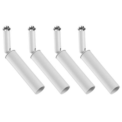 Kit 4 Spots Luminária Cilíndrico Direcionável Elegante Branco em Alumínio G9 Perfilado Neo Dital