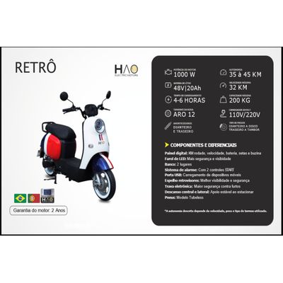 BICICLETA ELÉTRICA RETRÔ FRANÇA