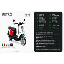 BICICLETA ELÉTRICA RETRÔ ITÁLIA