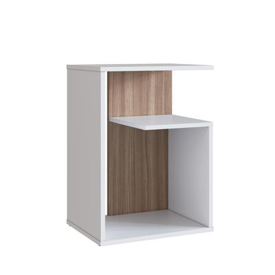 Mesa De Cabeceira Mooderna E Funcional Ge Branco Montana