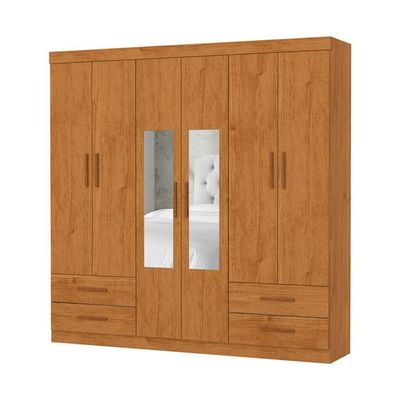 Guarda Roupa 6 Portas 4 Gav 2 Espelhos Allure -grand Line