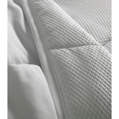 Edredom Verano Solteiro Toque Acetinado Altenburg Branco UN / Branco