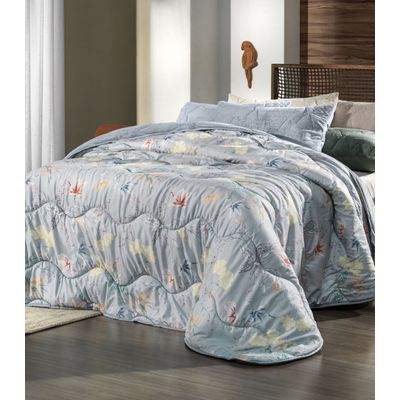 Edredom Blend Comfort Casal Altenburg Azul UN / Azul