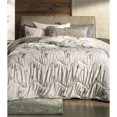Edredom Blend Comfort Queen Altenburg Bege UN / Bege