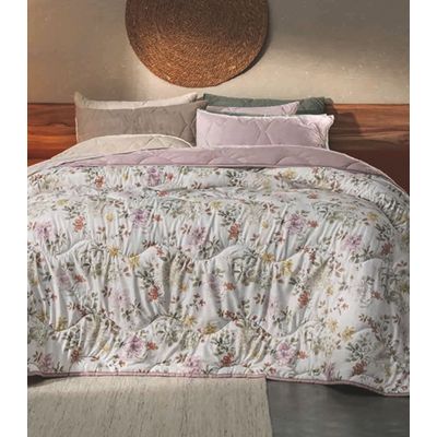 Edredom Blend Comfort Casal Altenburg Rosa UN / Rosa