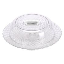 Boleira de vidro com Tampa de Plastico Confit CV244787 Cazza