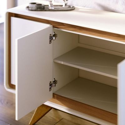 Buffet Aparador 160cm 4 Portas Orgânico Cecy Off White Z56 - Mpozenato