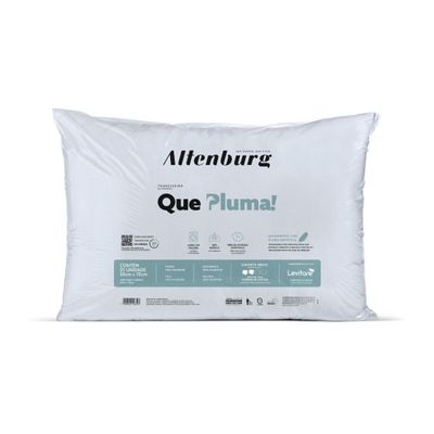 Travesseiro Toque De Plumas Antialérgico Altenburg Branco UN / Branco