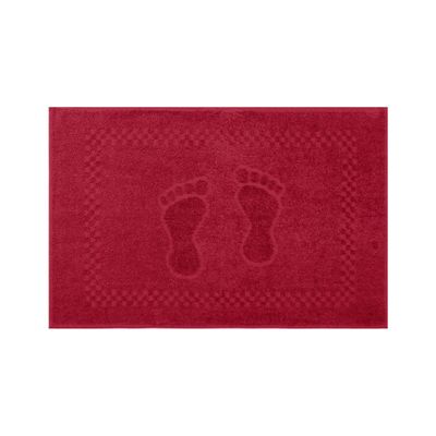 Toalha De Piso Pezinho Em Jacquard Appel Vermelho UN / Vermelho