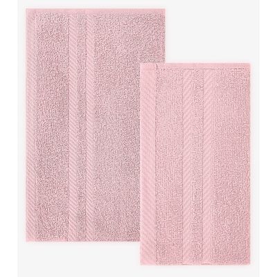Kit Toalha De Rosto E Banho Algodão Rovitex Home Rosa UN / Rosa