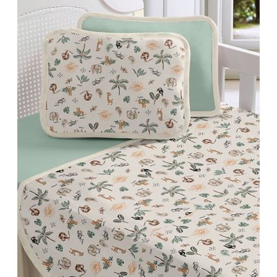 Fronha Avulsa Baby Estampada Vivaldi Verde UN / Verde
