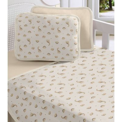 Fronha Avulsa Baby Estampada Vivaldi Bege UN / Bege