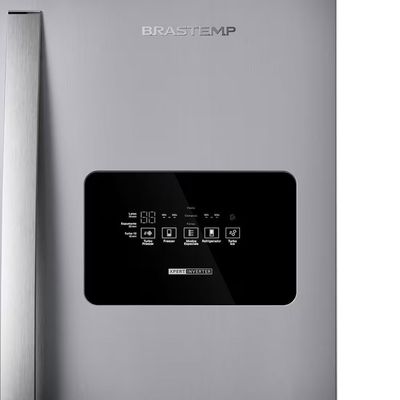 Geladeira Brastemp BRO85MK 559L Frost Free French Door Portas Inox Inox / 110V