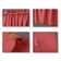 Bandô de Algodão Lisa com Bolso para Varão, Meia Cortina Decorativa para Janela da Cozinha - Vargottam 45,7 Cm (L) × 142,2 Cm (C) – 1 Painel / Laranja