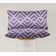 Capa de Almofada Lombar em Poliéster Interno/Externo, Impermeável para Todas as Estações, Retangular para Móveis de Pátio - Vargottam 40,46 Cm × 60,96 Cm / Roxo