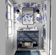 Papel de Parede Autoadesivo Estampa Listrada de Peônias, Vinil Impermeável Removível Roxo para Quarto e Sala de Jantar - S4sassy 63,5 cm (L) × 304,8 cm (C) / Roxo - Vinil Liso
