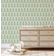 Papel Contact Vinílico Autoadesivo Folha de Palmeira Chique, À Prova D'Água, Removível para Quartos, Salas e Armários - S4Sassy 63,5 cm (L) × 914,4 cm (C) / Verde - Vinil Liso