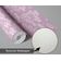 Papel de Parede Autoadesivo Vinílico Impermeável, Trepadeira com Flores Brancas, Rosa Removível, Quarto/Sala de Jantar - S4sassy 63,5 cm (L) × 609,6 cm (C) / Rosa - Vinil Texturizado