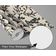 Papel de Parede Autoadesivo Removível com Galhos Botânicos Preto, Mural Instantâneo para Quarto, Banheiro, Lavanderia, Closet - S4Sassy 63,5 cm (L) × 609,6 cm (C) / Preto - Vinil Liso