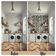 Papel de Parede Autoadesivo Removível com Galhos Botânicos Preto, Mural Instantâneo para Quarto, Banheiro, Lavanderia, Closet - S4Sassy 63,5 cm (L) × 609,6 cm (C) / Preto - Vinil Liso