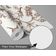 Papel de Parede Autoadesivo Botânico Pássaros e Flores, Marrom, Vinil Removível DIY para Parede de Destaque da Entrada - S4sassy 63,5 cm (L) × 609,6 cm (C) / Marrom - Vinil Liso