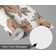 Papel de Parede Autoadesivo Decorativo Listrado Peônia Vinílico Impermeável Bege Removível para Locatários Quarto e Sala de Jantar - S4Sassy 63,5 cm (L) × 914,4 cm (C) / Bege - Vinil Liso