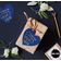 Etiqueta para Pendurar em Garrafa de Casamento em Papel Metalizado 'Thank You from The New' - Inkdotpot 100 Etiquetas Metalizadas / Azul - Ouro Rosé