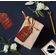 Etiquetas de Papel para Lembrancinha de Aniversário "Obrigado por Celebrar Comigo" com Detalhe Metalizado - Inkdotpot 100 Etiquetas Metalizadas / Vermelho - Ouro Rosé