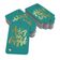 Etiquetas de Papel Metalizado Pendentes para Lembrancinhas de Natal "Merry and Bright" - Inkdotpot 100 Etiquetas Metalizadas / Verde - Dourado