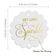 Etiquetas Pendentes de Papel Metalizado "Let Love Sparkle" para Lembrancinhas de Casamento - Inkdotpot 100 Etiquetas Metalizadas / Branco - Dourado