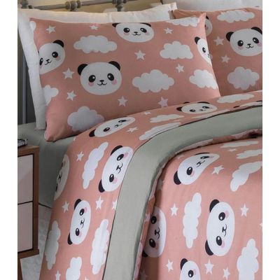 Jogo De Cama Solteiro 3 Peças Lar E Lazer Rosa UN / Rosa