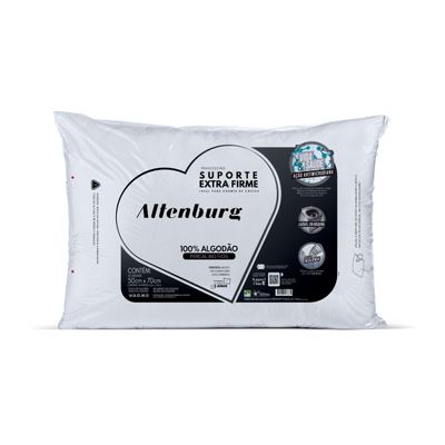 Travesseiro Suporte Extra Firme Altenburg Branco UN / Branco