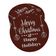 Etiquetas Pendentes de Papel para Lembrancinha Feliz Natal e Boas Festas Metalizadas para Artesanato - Inkdotpot 100 Etiquetas Metalizadas / Marrom - Prata