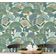 Papel de Parede Autoadesivo Palmeira-Leque Tropical Removível Verde Instantâneo para Quarto, Banheiro, Lavanderia, Closet - S4Sassy 63,5 cm (L) × 914,4 cm (C) / Verde - Vinil Texturizado